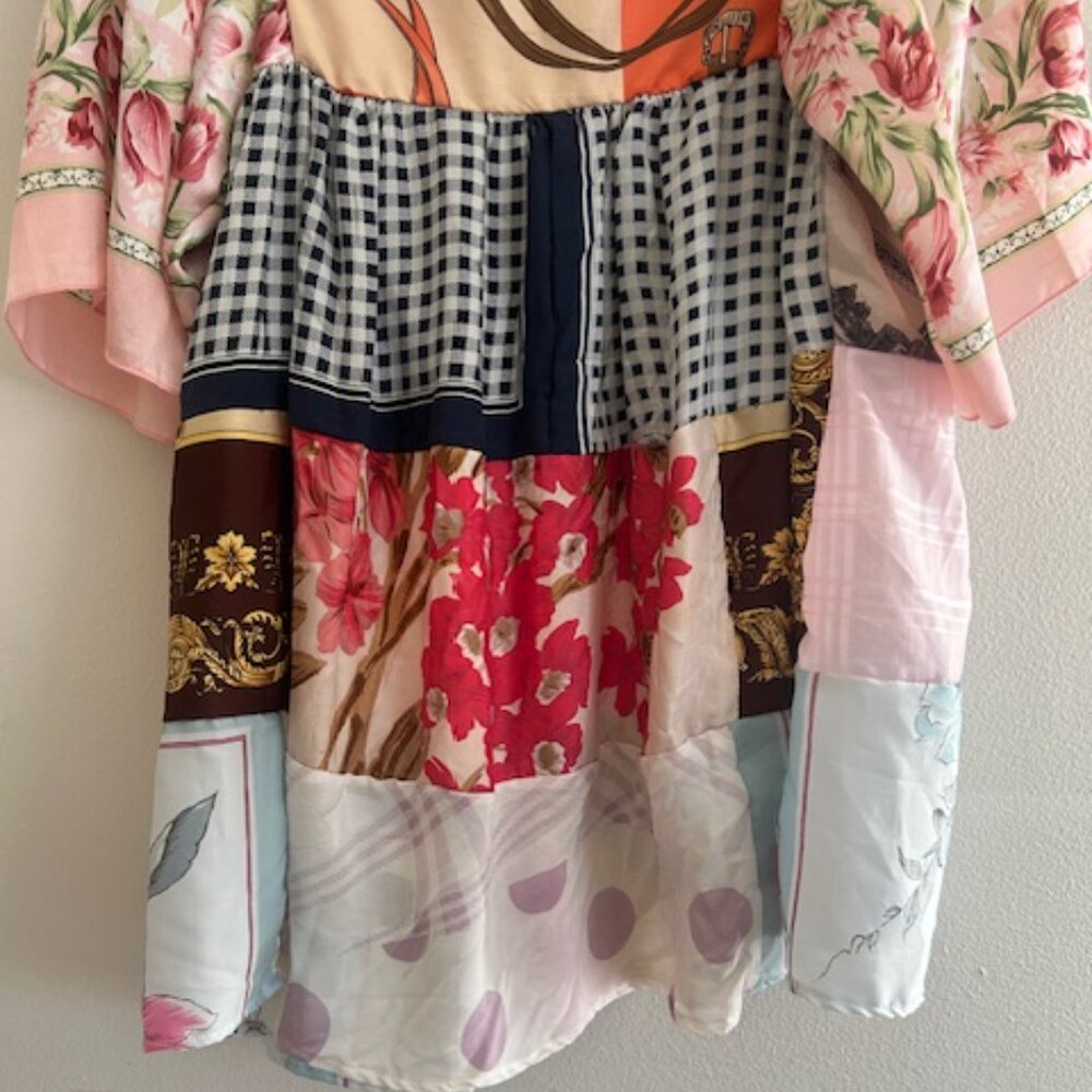 Nuuly Place Nationale Multicolor One-of-a-Kind Kaftan Tunic NEW - Picture 9 of 16